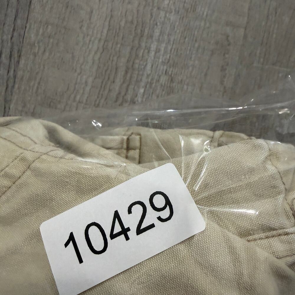 Vintage Cabelas Chore Coat Women's Large Beige Barn Utility y2k Safari Club - Picture 11 of 11